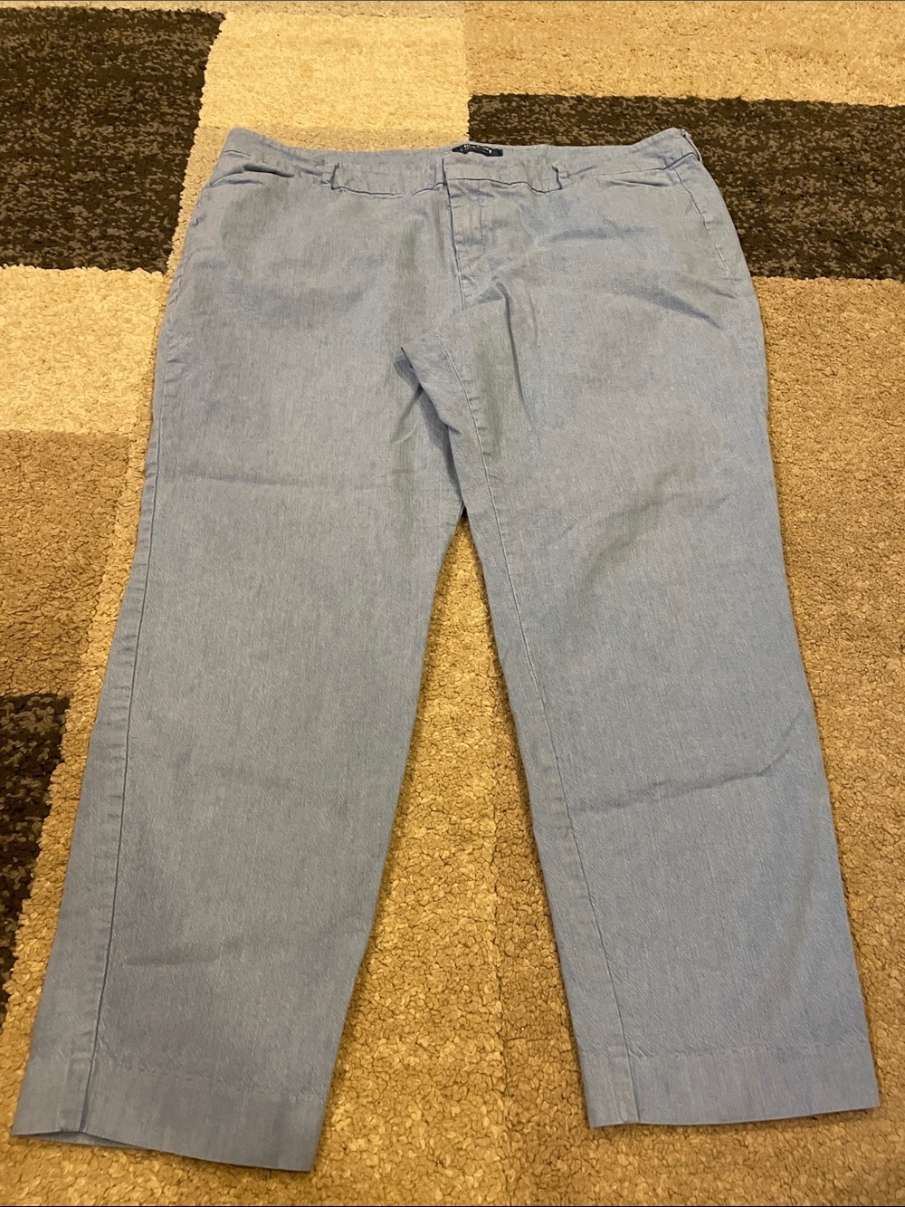 Women’s Light Blue Casual Chino Pants